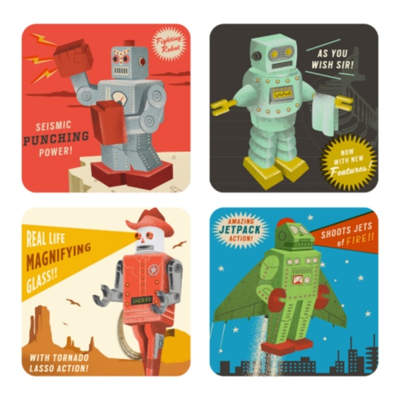 Other - Roboutique Cork Coaster Set Other - Roboutique Cork Coaster Set